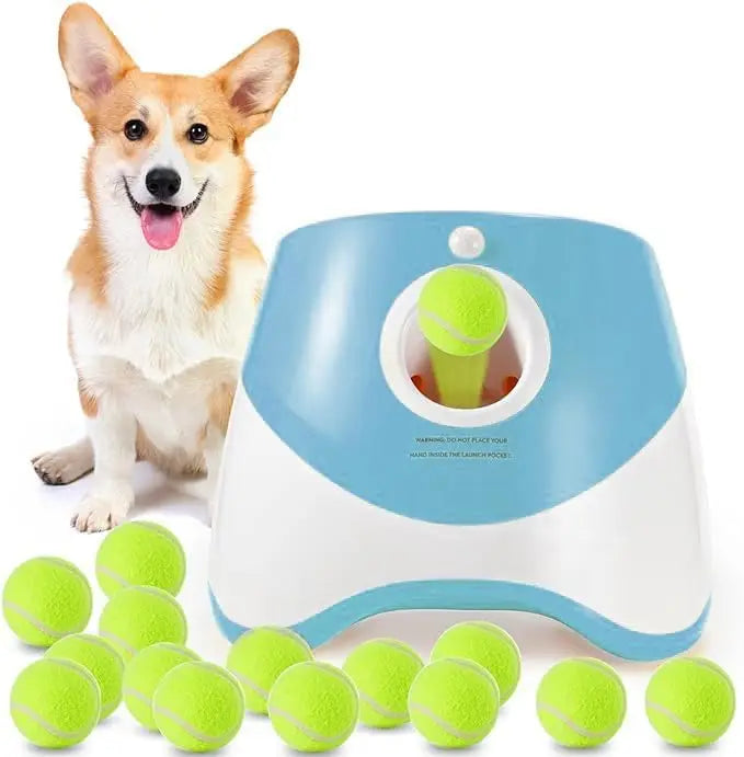 Rechargeable Automatic Tennis Ball Launcher for Dogs