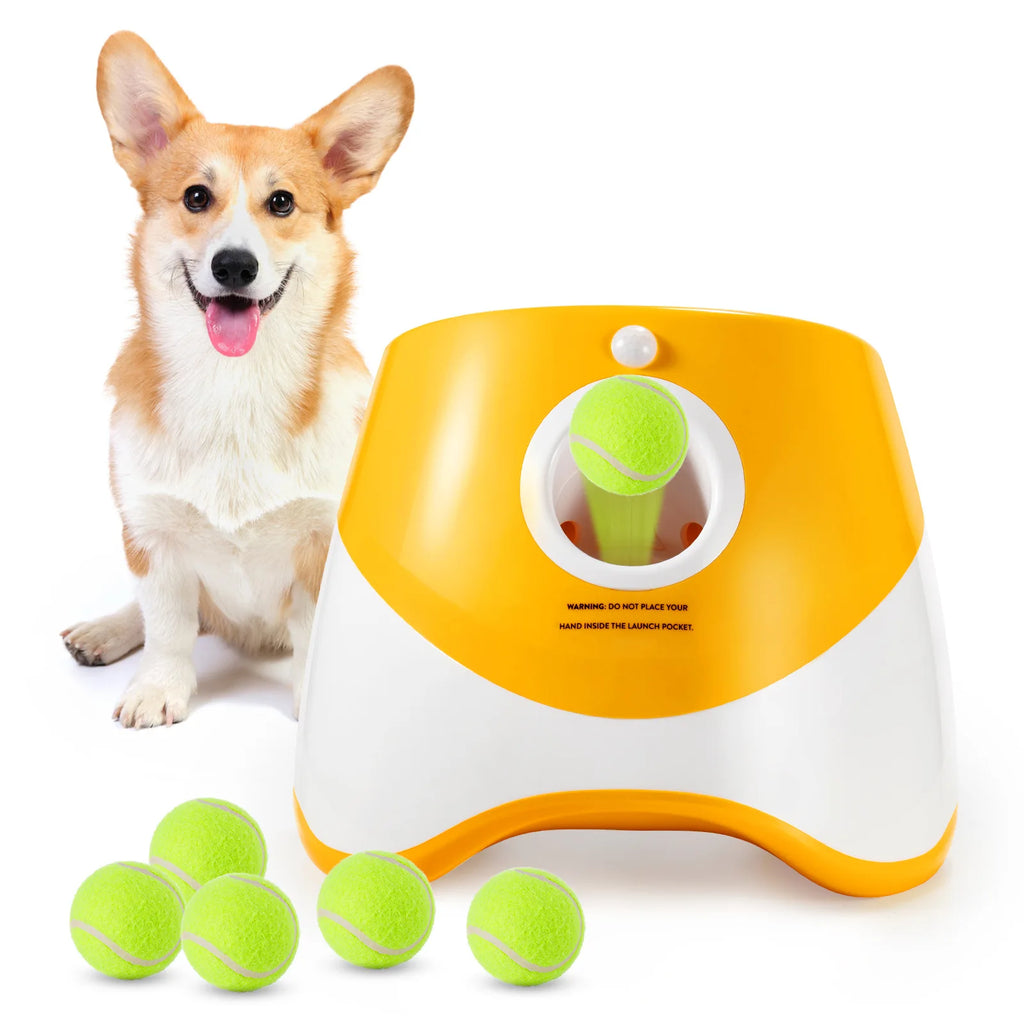 Rechargeable Automatic Tennis Ball Launcher for Dogs