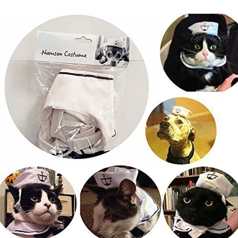 Sailor Costume for Cats & Small Dogs
