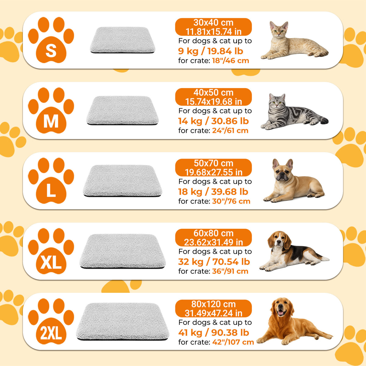 Self-Warming Pet Bed Mat
