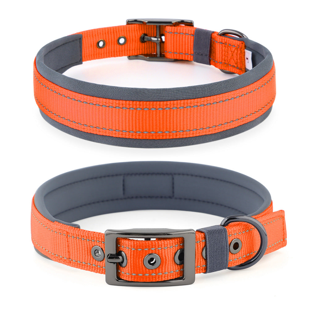 Reflective Padded Dog Collar