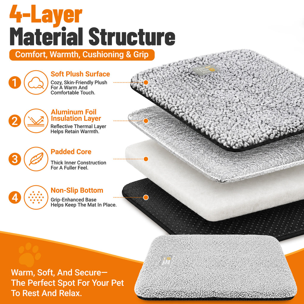 Self-Warming Pet Bed Mat