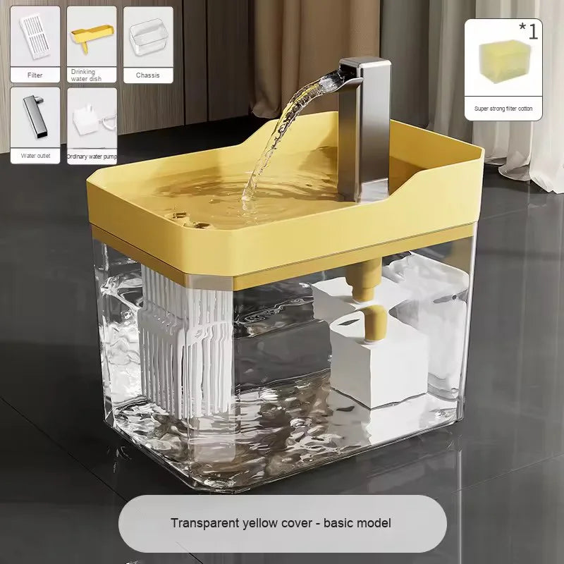 Automatic Cat Water Fountain with Filter – 1.5L