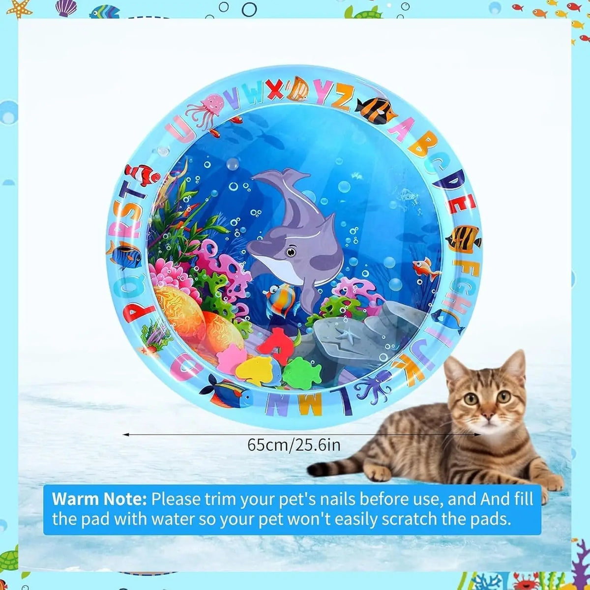 Sensory Water Play Mat for Cats & Dogs