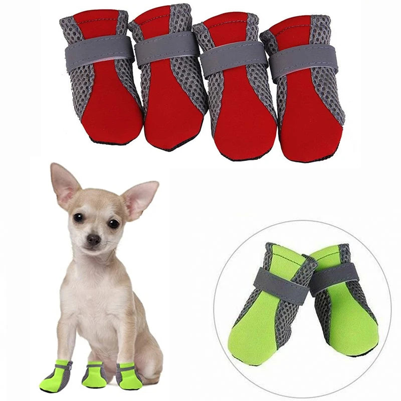 Reflective Breathable Dog Shoes