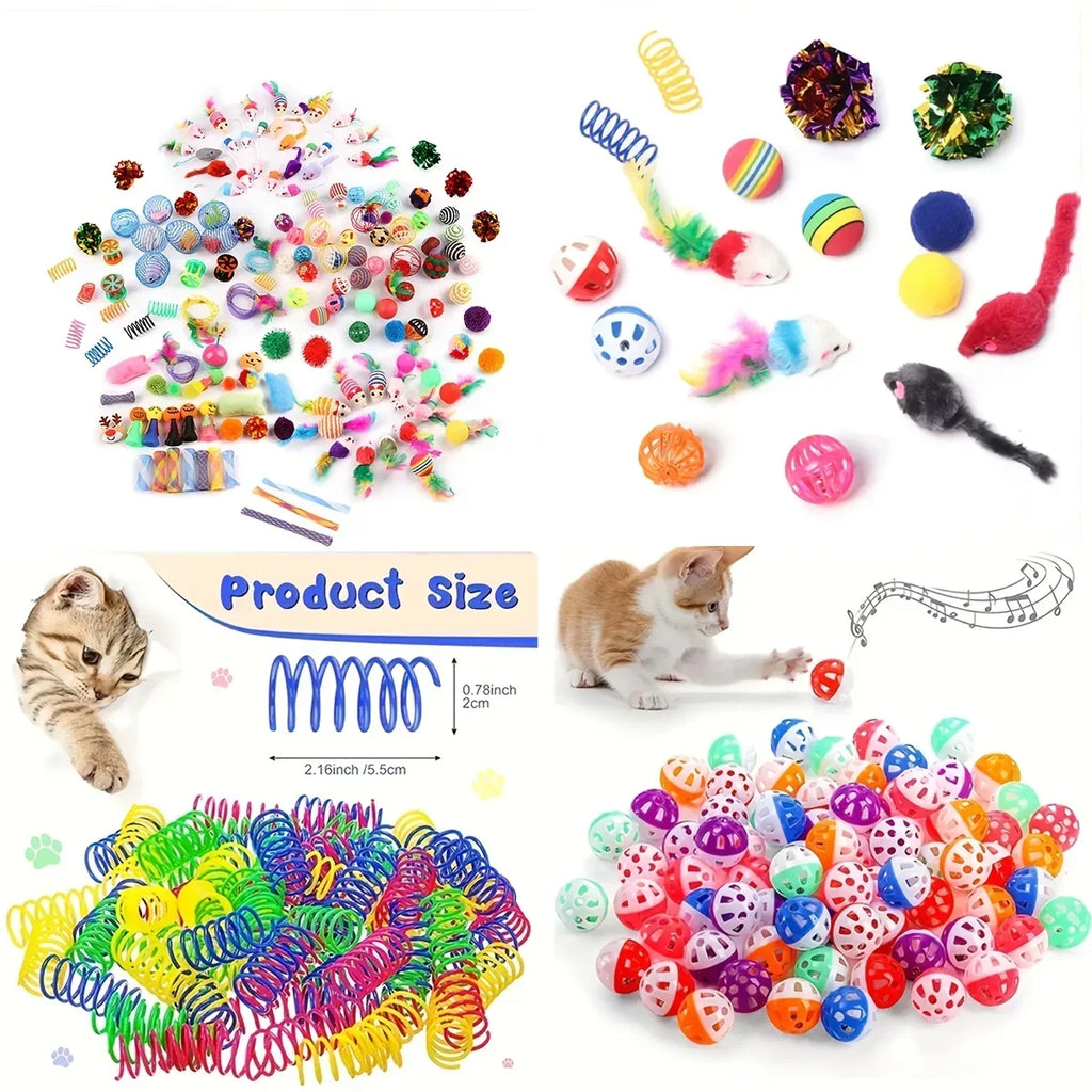 Cat Toy Variety Pack (14, 28 or 56 Pieces)