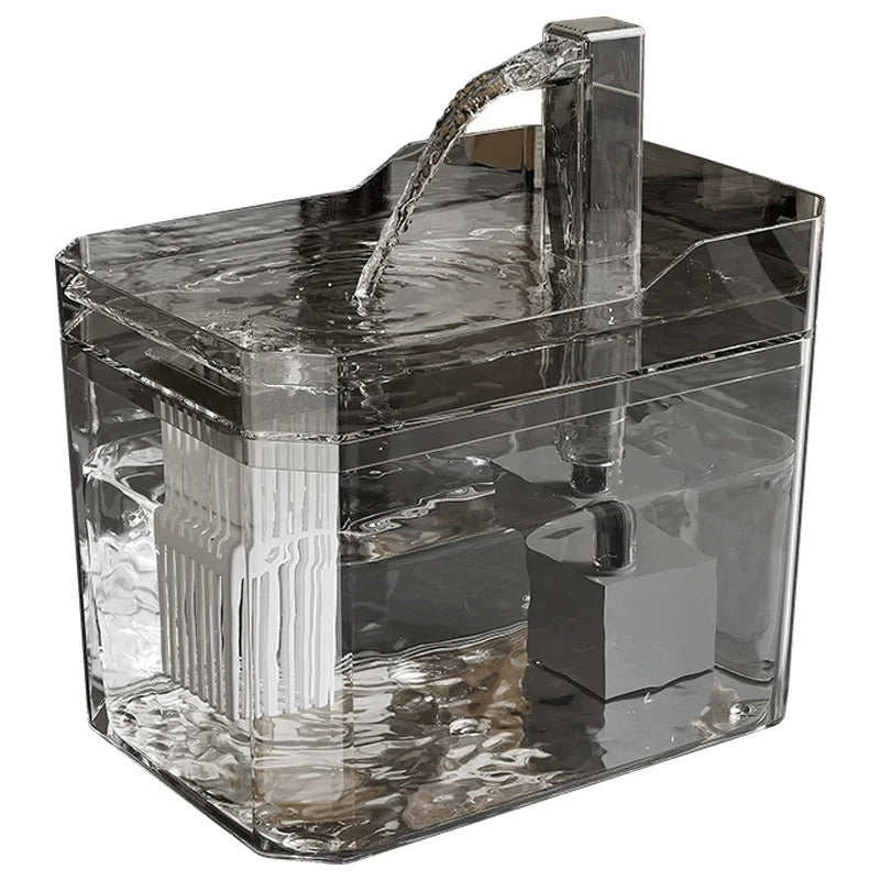 Automatic Cat Water Fountain with Filter – 1.5L