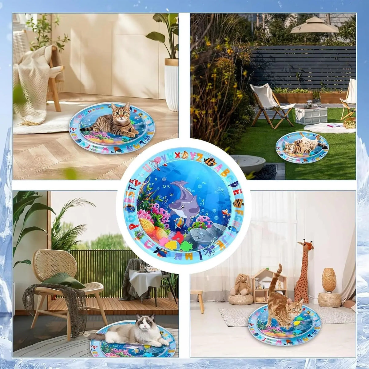 Sensory Water Play Mat for Cats & Dogs