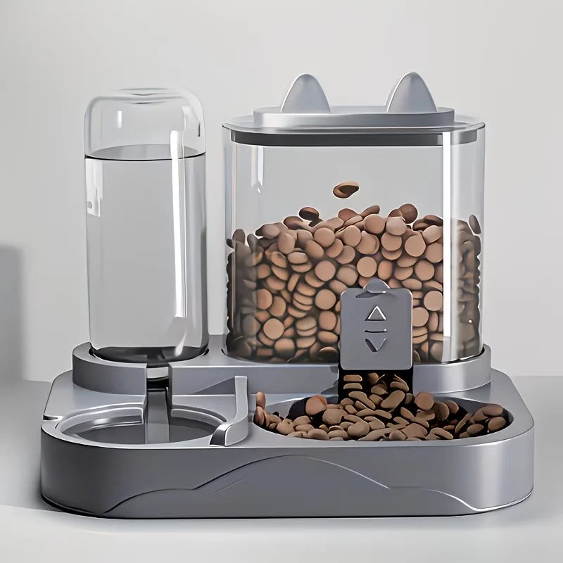 2-in-1 Pet Feeder & Water Dispenser
