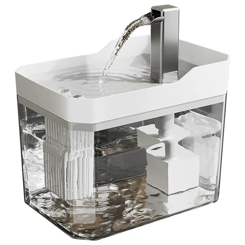 Automatic Cat Water Fountain with Filter – 1.5L