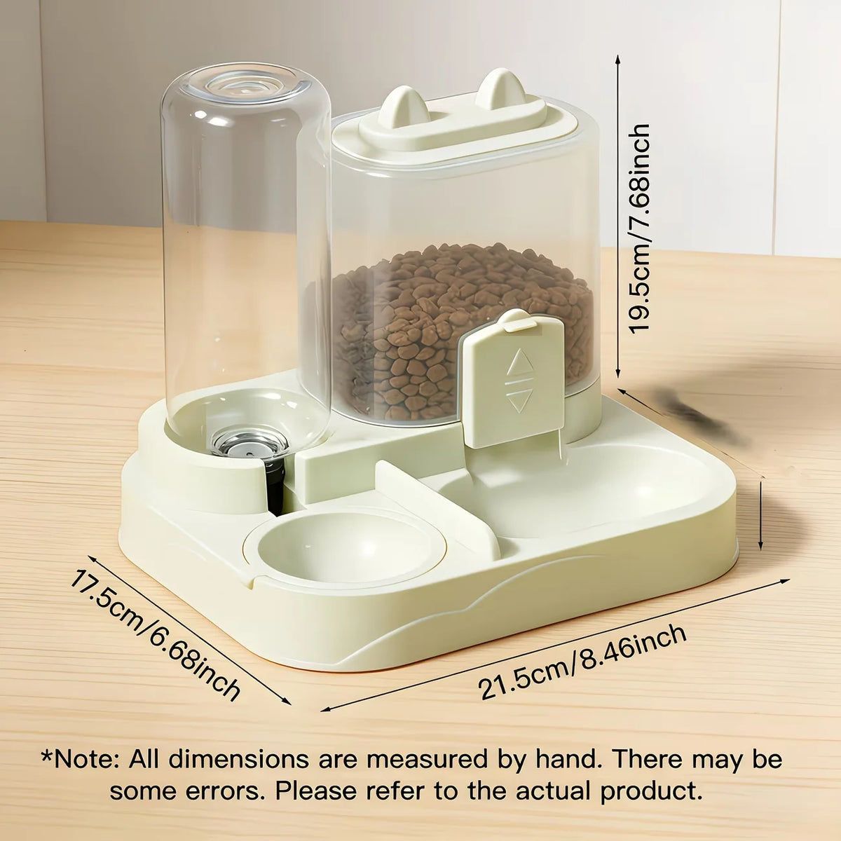 2-in-1 Pet Feeder & Water Dispenser