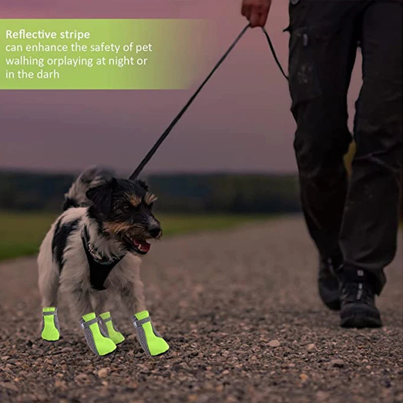 Reflective Breathable Dog Shoes