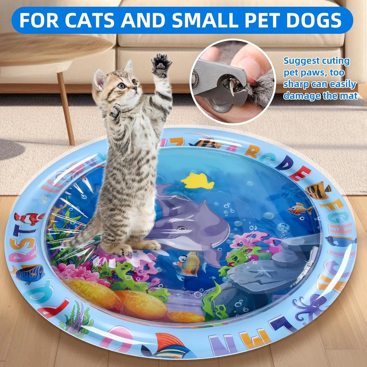 Sensory Water Play Mat for Cats & Dogs