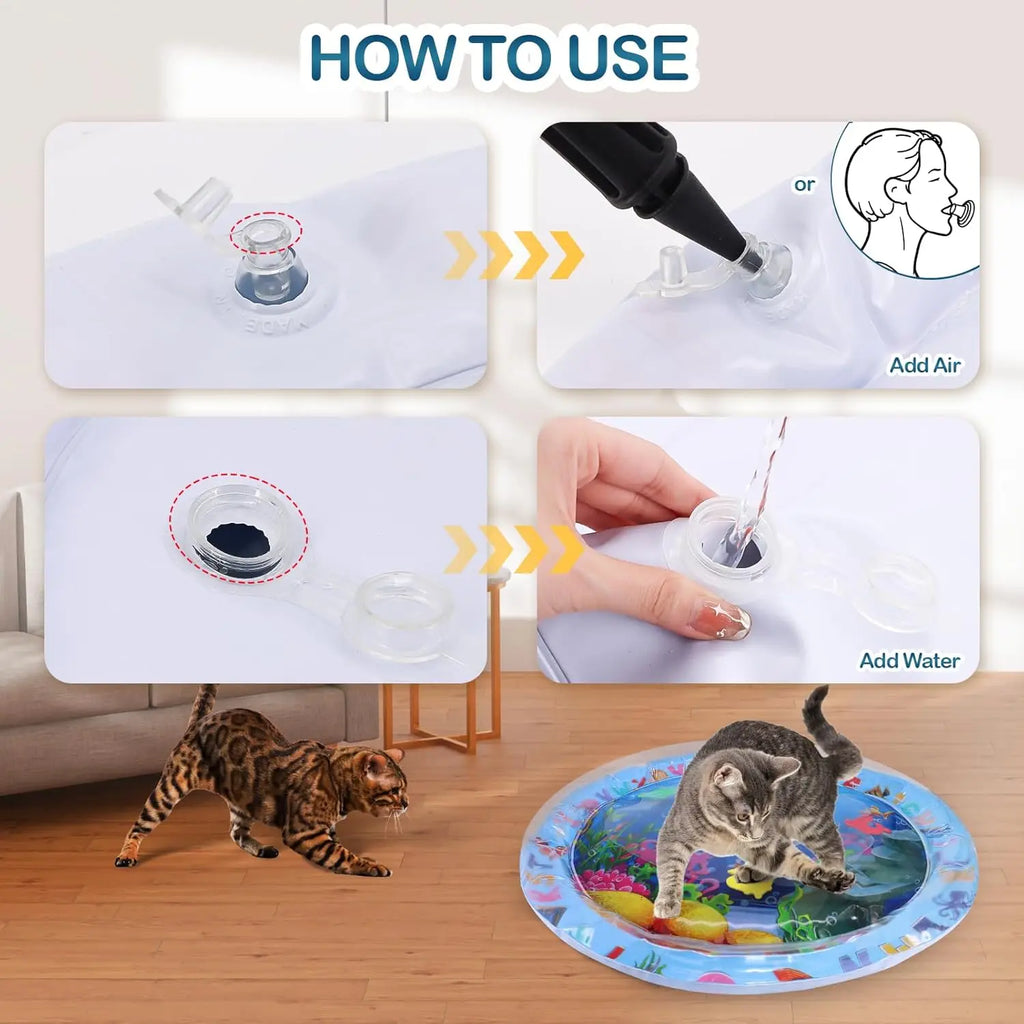 Sensory Water Play Mat for Cats & Dogs