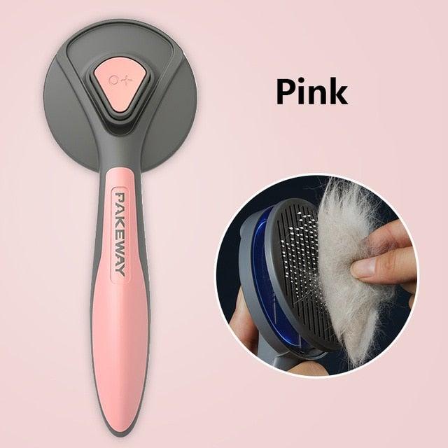 Deshedding Grooming Brush for Dogs & Cats
